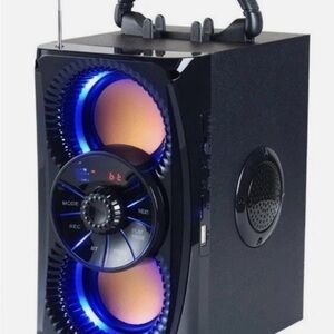 Portable Bluetooth Speaker with LED Lights